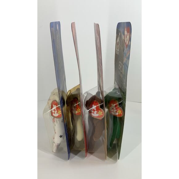 McDonald’s Happy Meal Ty Beanie Babies 1999 International Bear Bundle (4pcs) - Picture 12 of 13